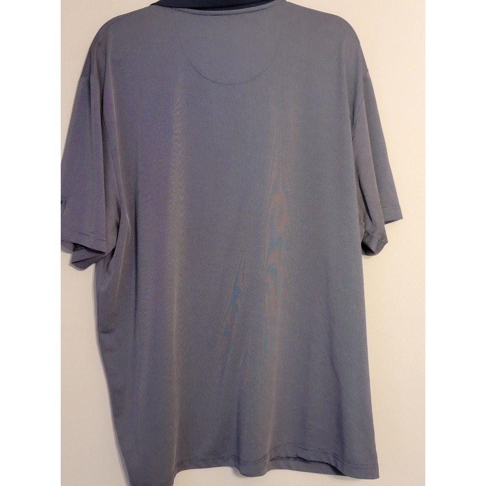 PGA Tour Men's Sz‎  Extra Large Polo Pro Series Blue Tees Golf Clubs All Over - Picture 7 of 8